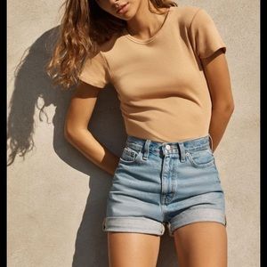 BDG high waisted mom jean shorts